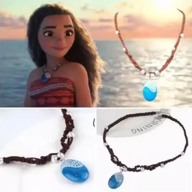 Moana Necklace Disney Anime Figure Cosplay Props