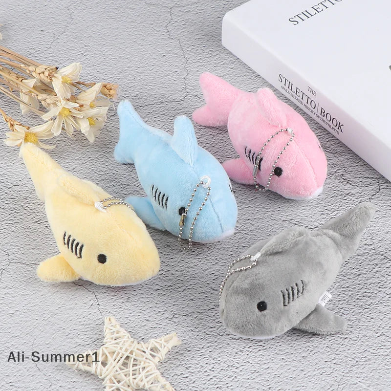 12CM key chain shark plush