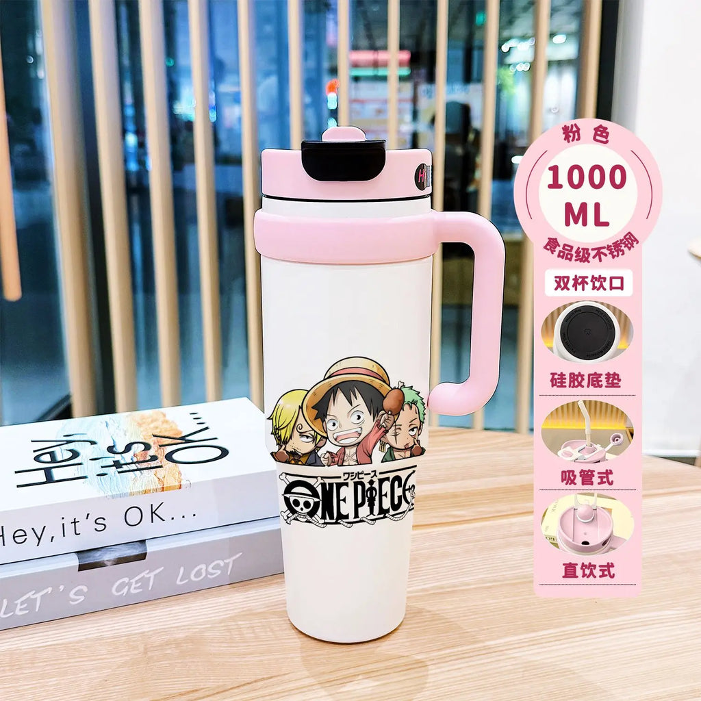 BANDAI One Piece Monkey D. Luffy Insulated Tumbler Stainless Steel
