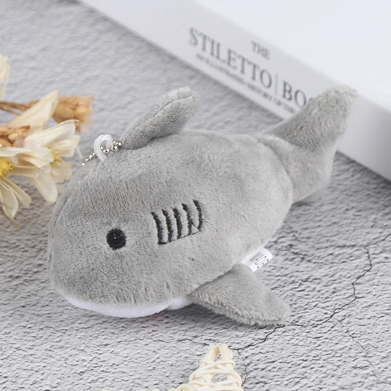 12CM key chain shark plush