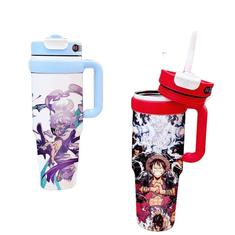 BANDAI One Piece Monkey D. Luffy Insulated Tumbler Stainless Steel