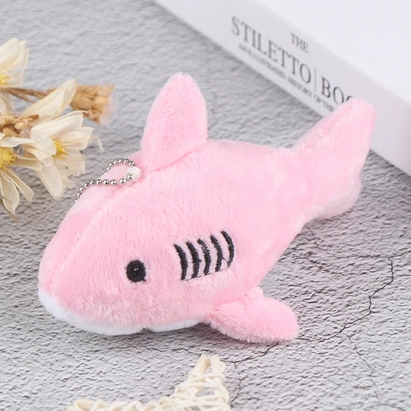 12CM key chain shark plush