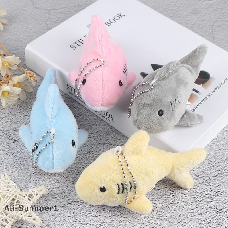 12CM key chain shark plush