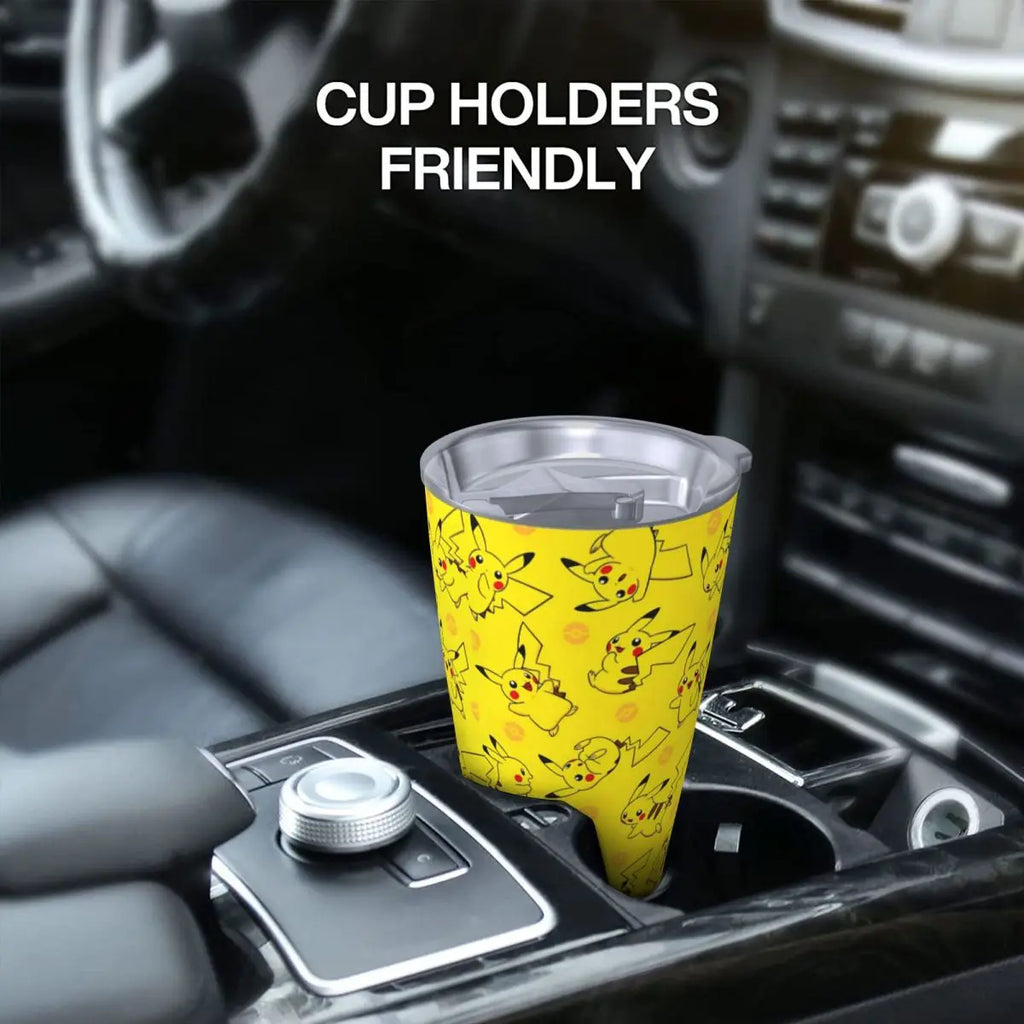 Manga Pokemon Insulated Tumbler with Straws 20oz