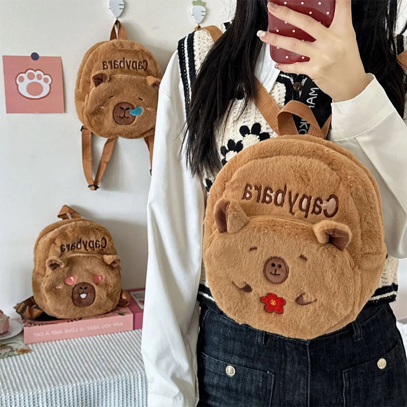 Kapibara Plush Backpack