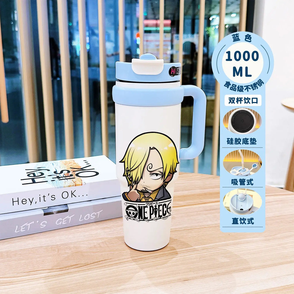 BANDAI One Piece Monkey D. Luffy Insulated Tumbler Stainless Steel