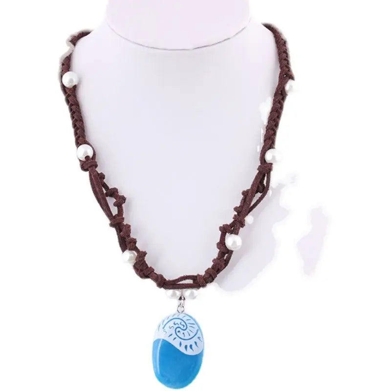 Moana Necklace Disney Anime Figure Cosplay Props