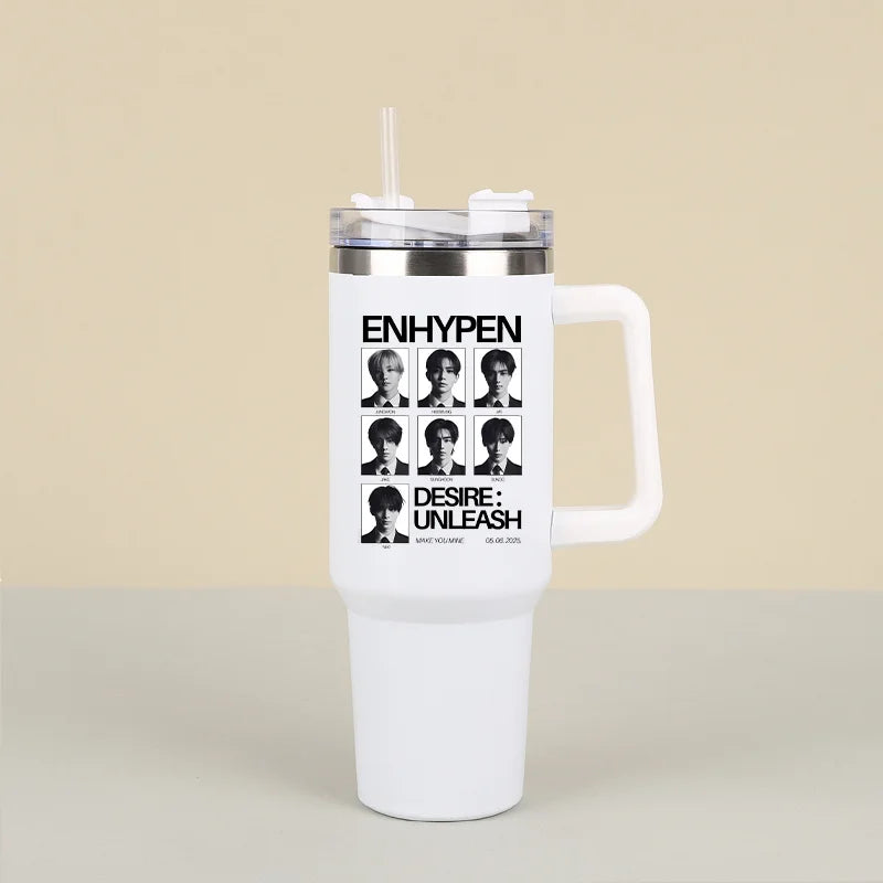 Stainless Steel Tumbler Kpop Print Cup