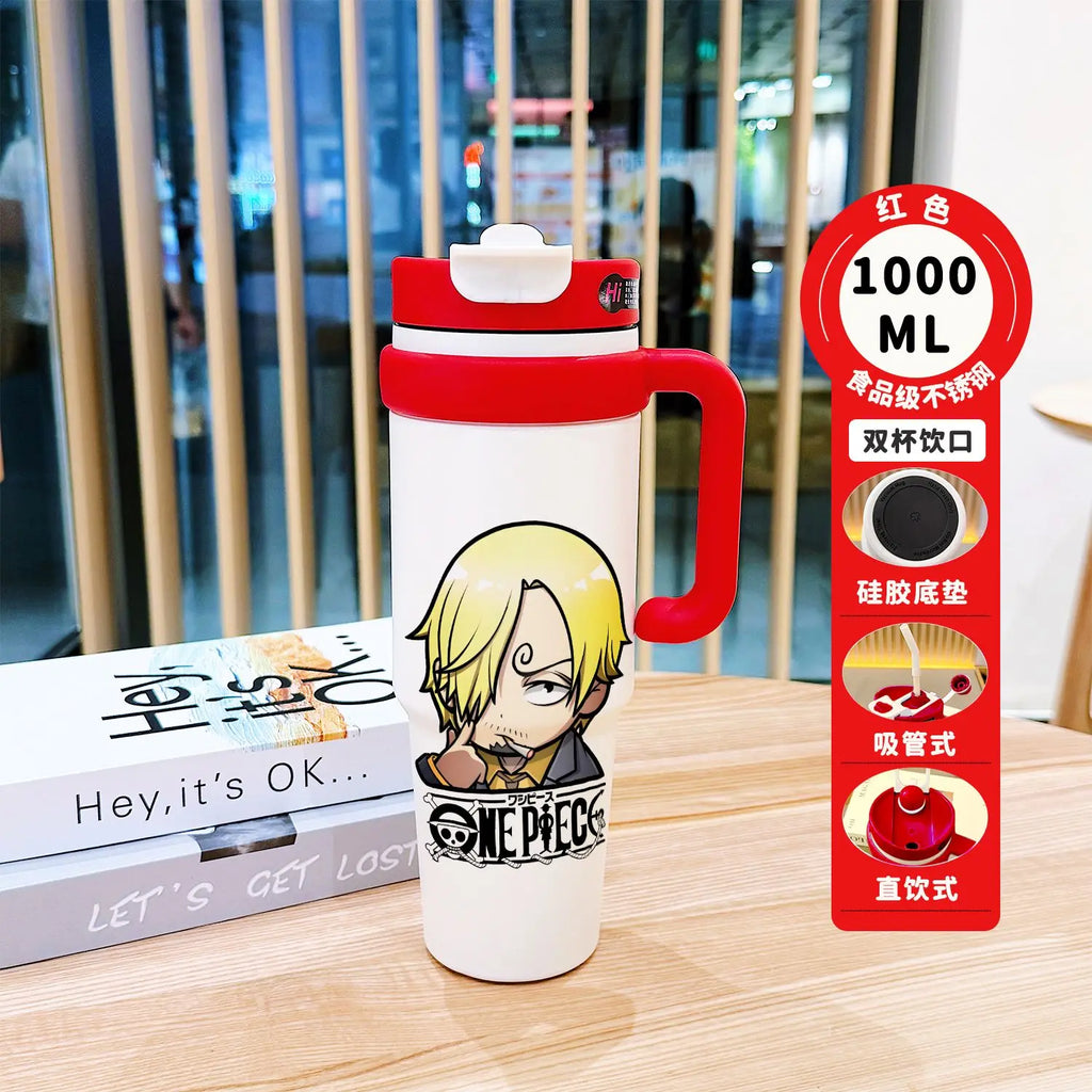 BANDAI One Piece Monkey D. Luffy Insulated Tumbler Stainless Steel