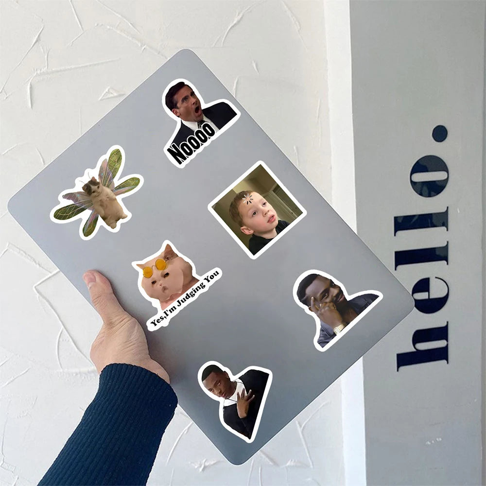 10/30/50/100pcs Classic American TV Series Funny Meme Stickers Cartoon Expression Decals DIY Luggage Phone Scrapbooking Sticker