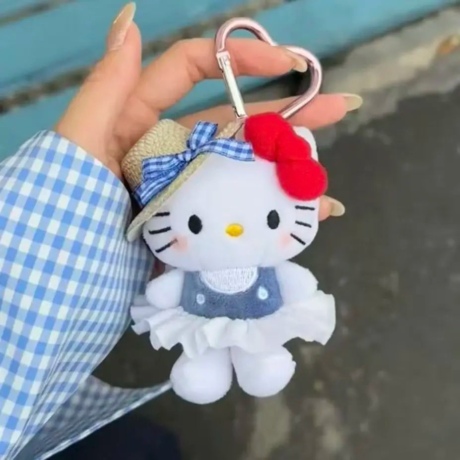 Hello Kitty Sanrio Plush Keychain