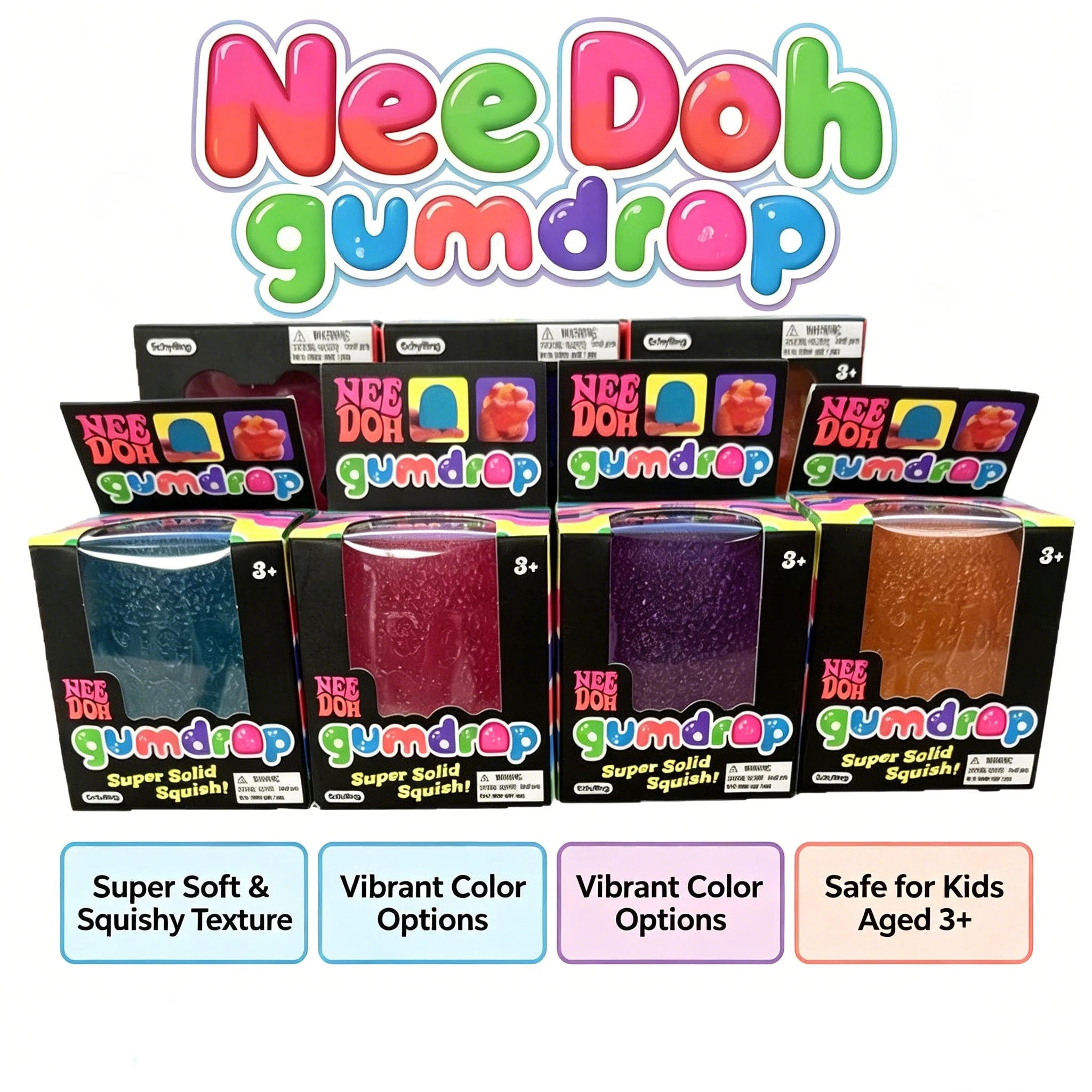 NeeDoh Gumdrop Soft Sensory Fidget Toy Blind Box