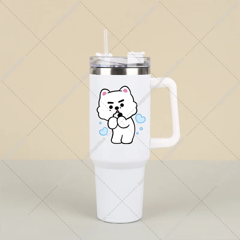 Stainless Steel Tumbler Kpop Print Cup