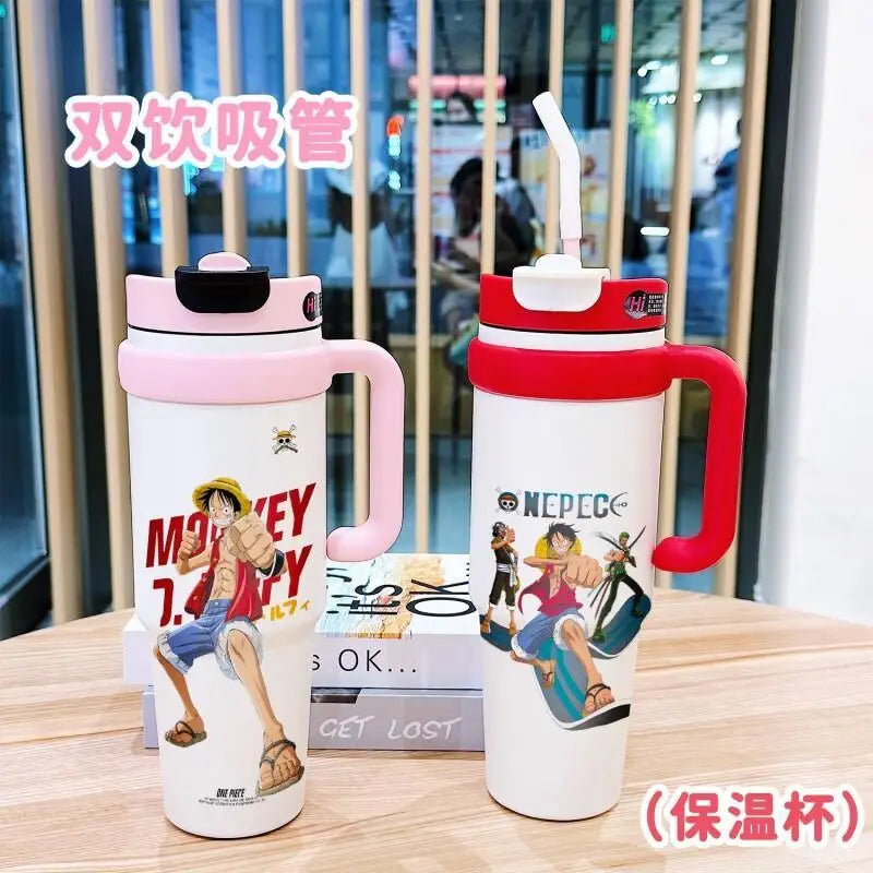 BANDAI One Piece Monkey D. Luffy Insulated Tumbler Stainless Steel