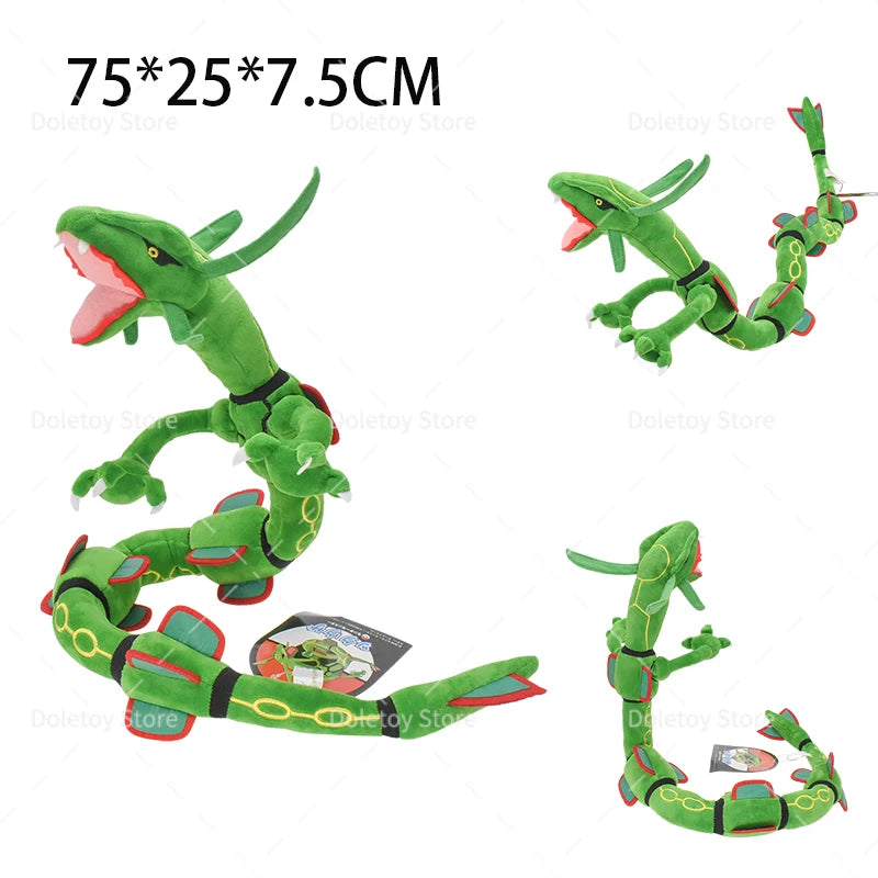 Pokemon Plush Rayquaza Venusaur Caterpie Sprigatito