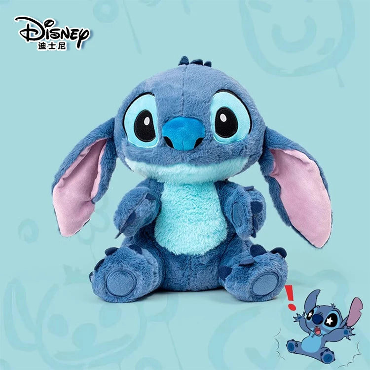 Anime Disney Kawaii Stitch Stuffed Toys Bluely Lilo&Stitch Plush Keychain Dolls Bag Pendant Birthday Party Gift For Kid Boy Girl