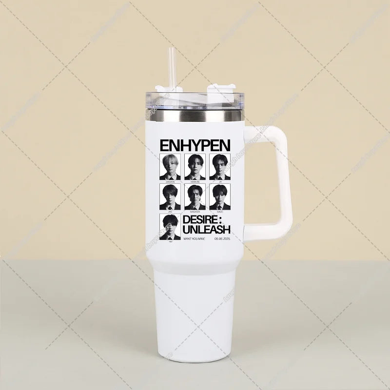 Stainless Steel Tumbler Kpop Print Cup