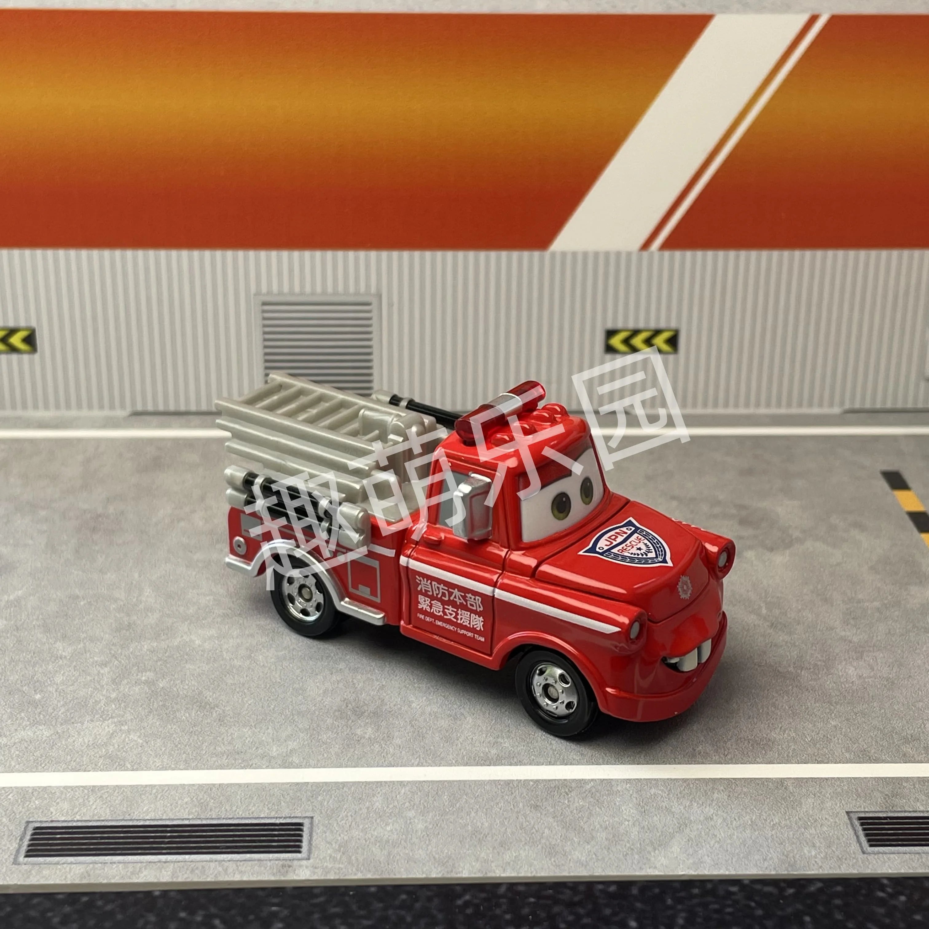 Disney Cars Tomica C-38 Meter (Fire Truck Type)