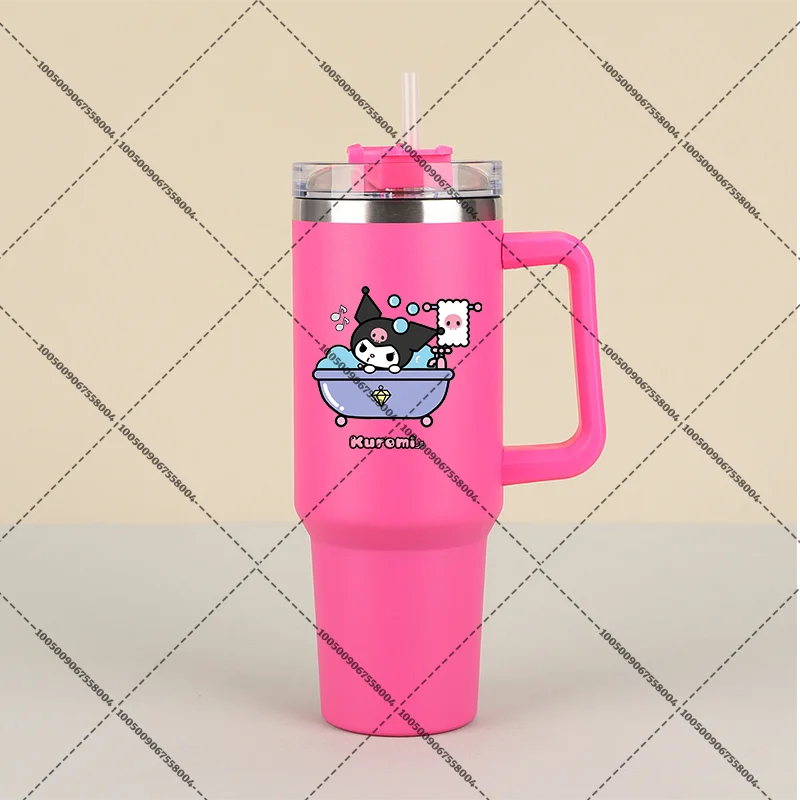 Hello Kitty 1000ml Tumbler with Straw