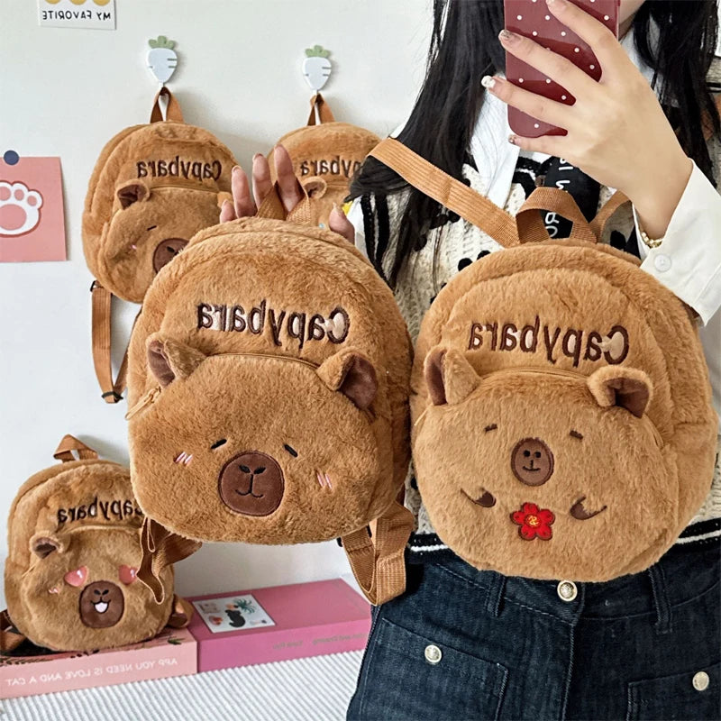 Kapibara Plush Backpack