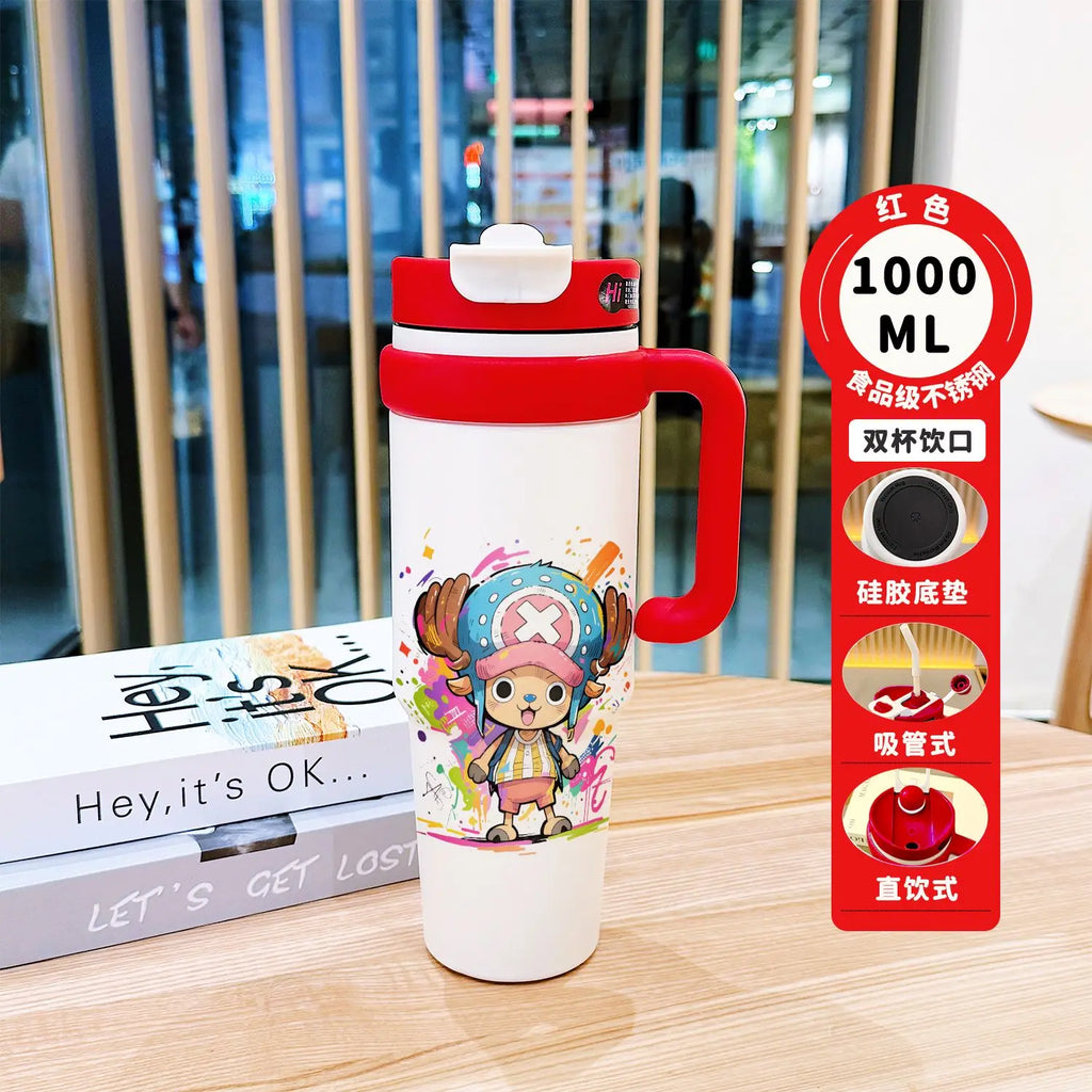 BANDAI One Piece Monkey D. Luffy Insulated Tumbler Stainless Steel