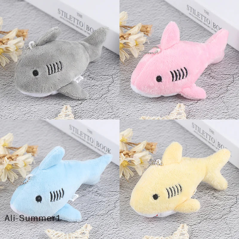 12CM key chain shark plush