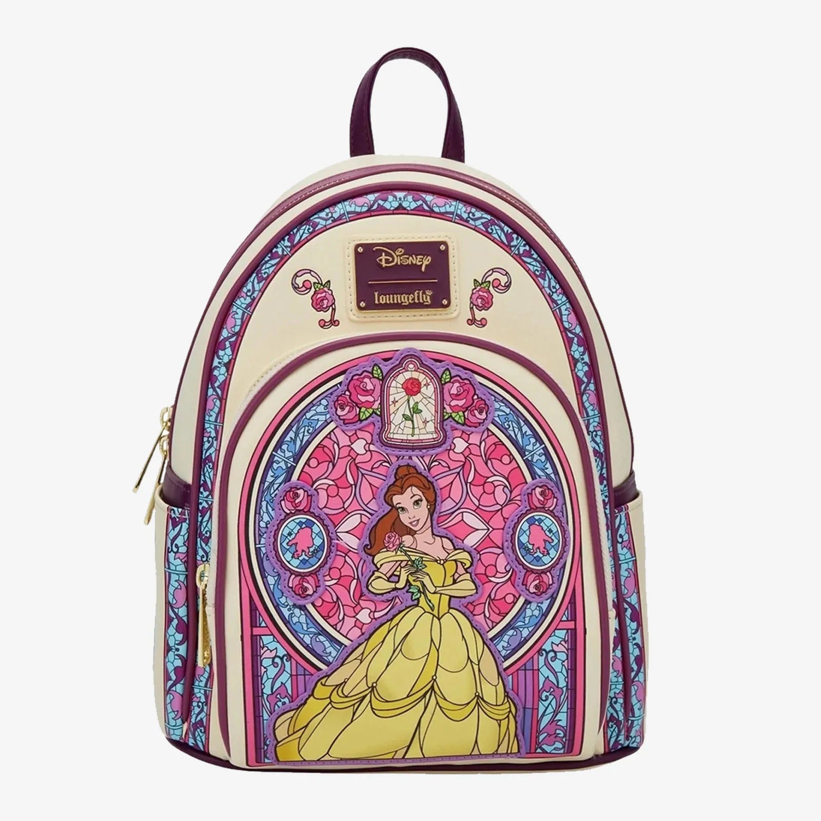 New Loungefly Princess Stained Glass Collection: Schneewittchen Backpack Wallet