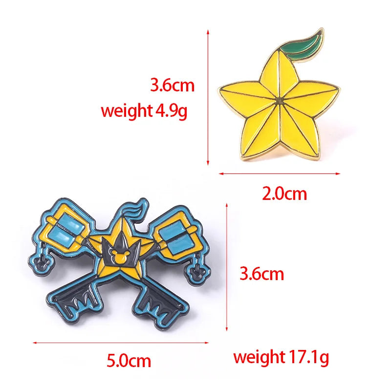 Kingdom Hearts Enamel Pin Collection