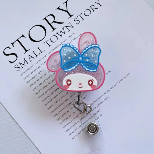 Kawaii Sanrio Retractable Badge Reel