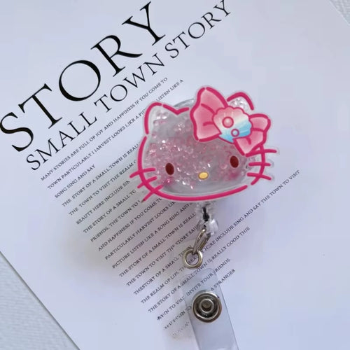 Kawaii Sanrio Retractable Badge Reel