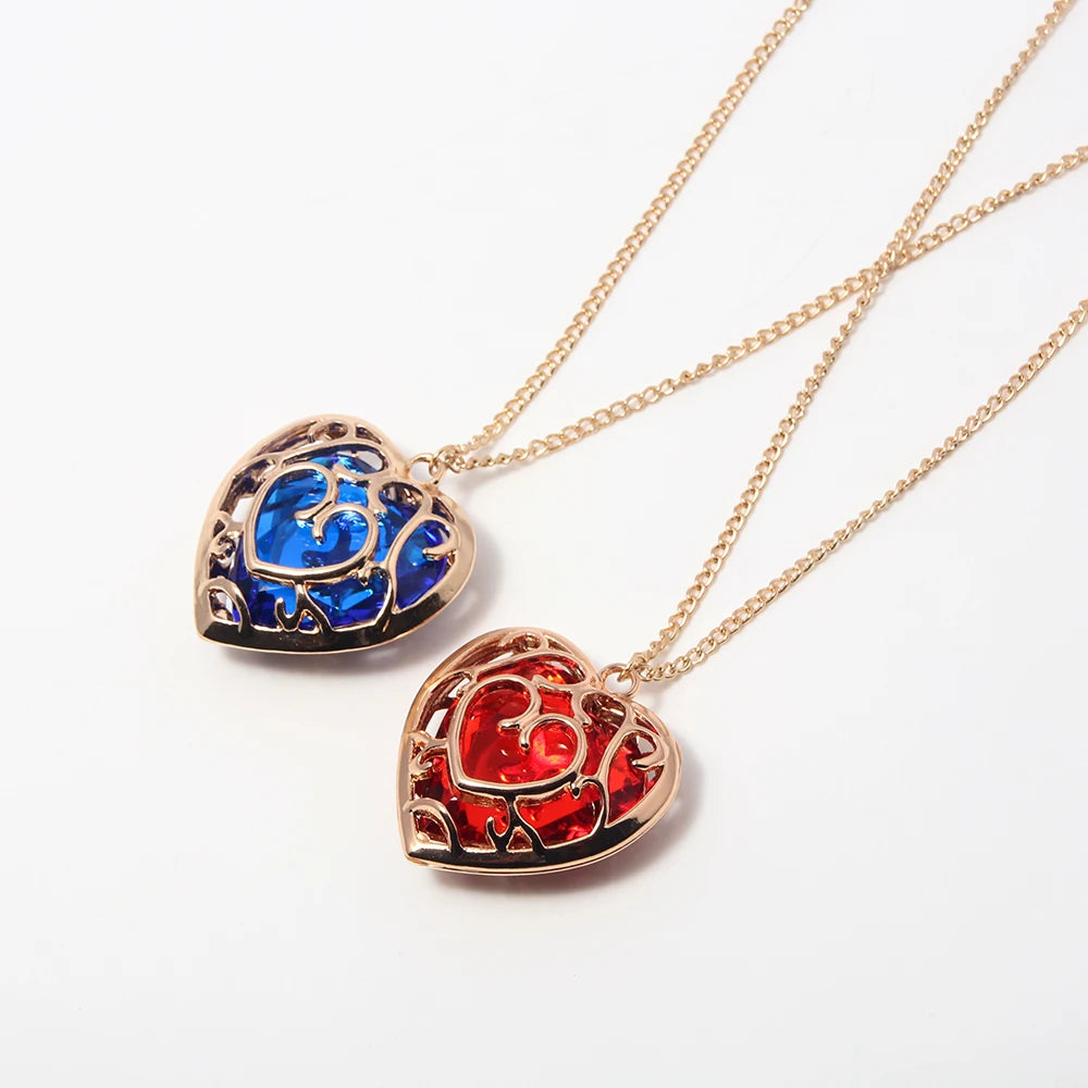 Zelda Heart Container Necklace & Keychain