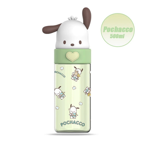 500ml Kawaii Sanrio Transparent Cup