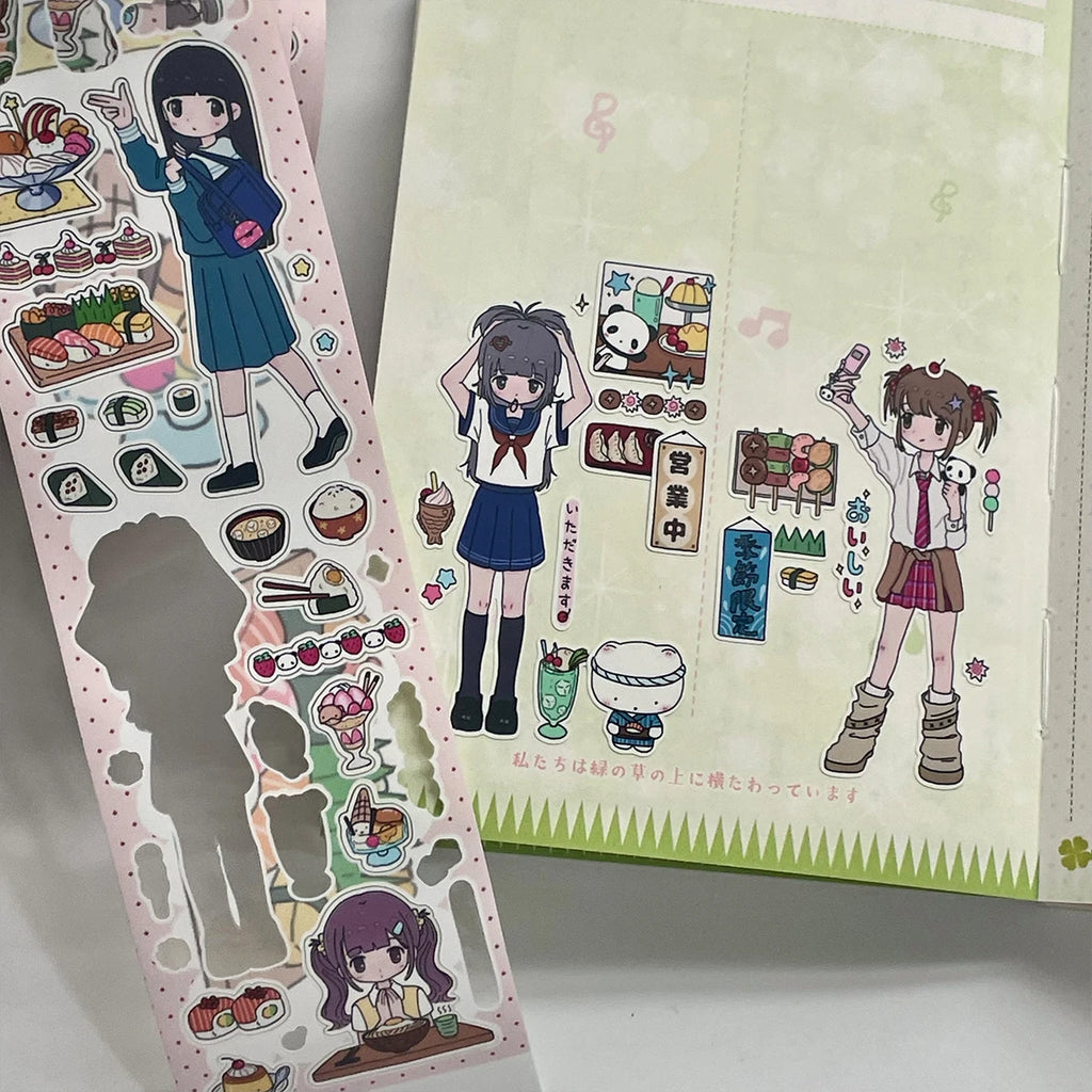 Kawaii Scrapbook Sticker Sheet