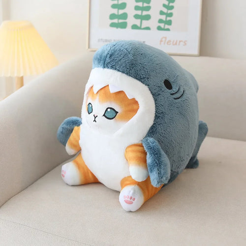 Kawaii Shark Cat Plush