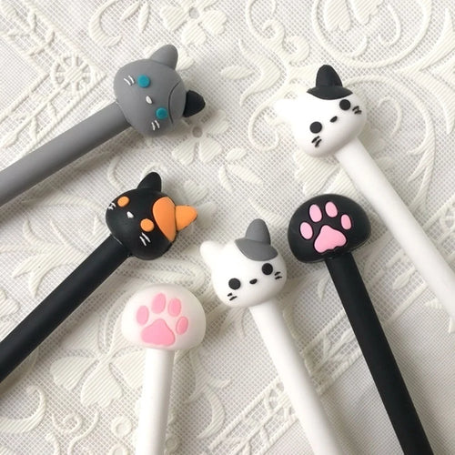 Kawaii Cat Gel Pen Set (10pcs)