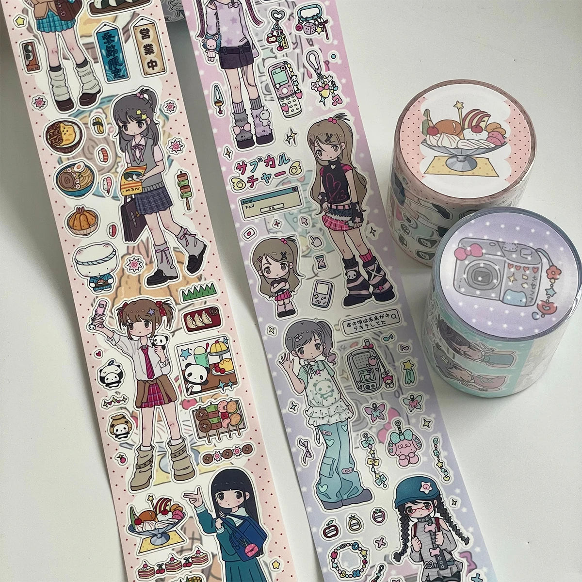 Kawaii Scrapbook Sticker Sheet