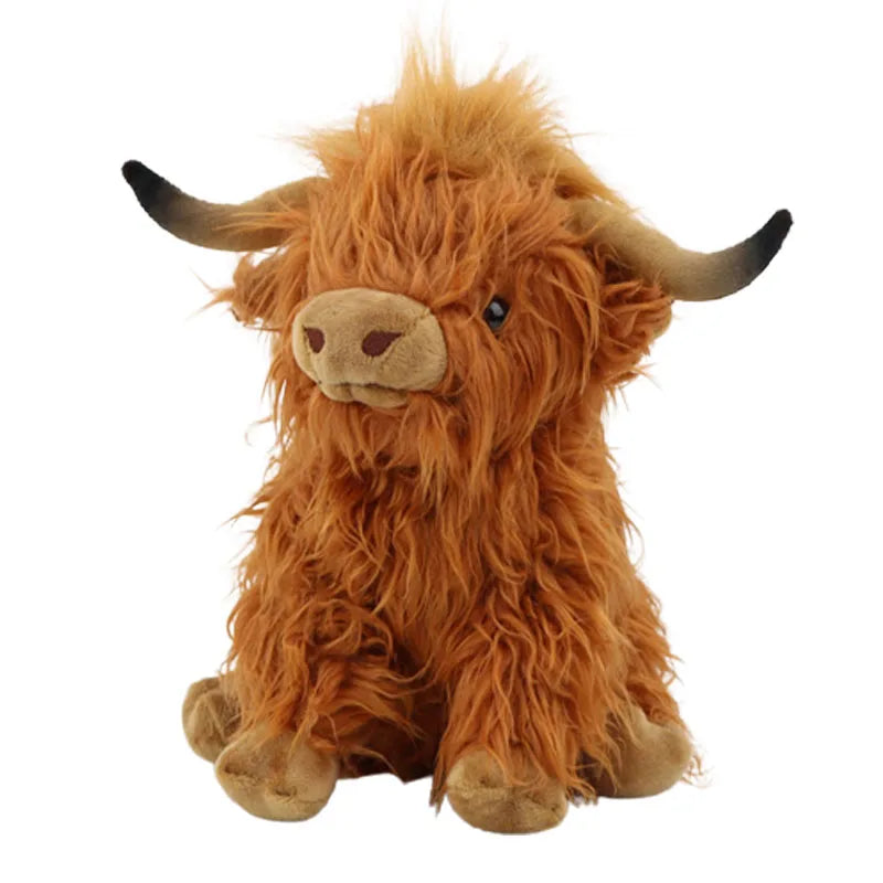 Highland Cow Plush Stuffed Animal 25cm