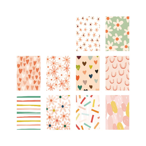 50 Pcs Kawaii Paper Card DIY Pack