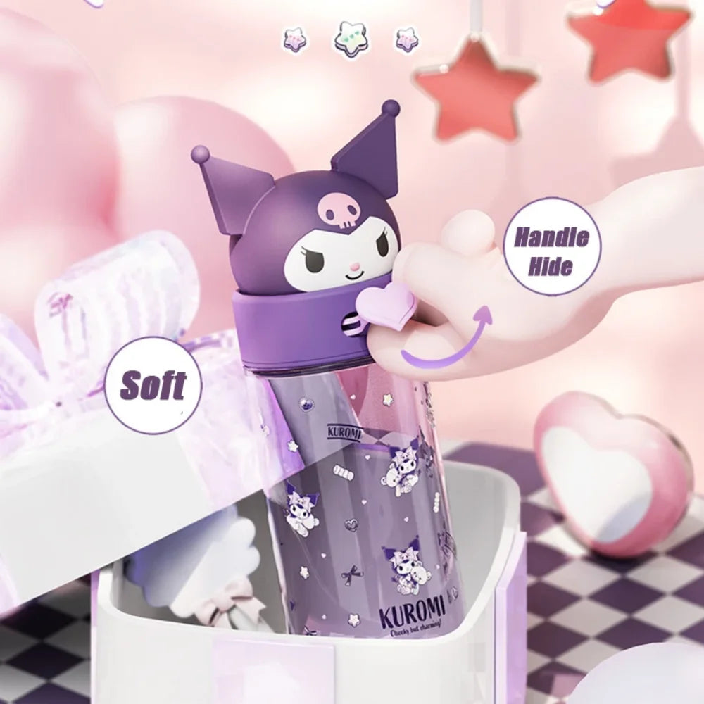 500ml Kawaii Sanrio Transparent Cup