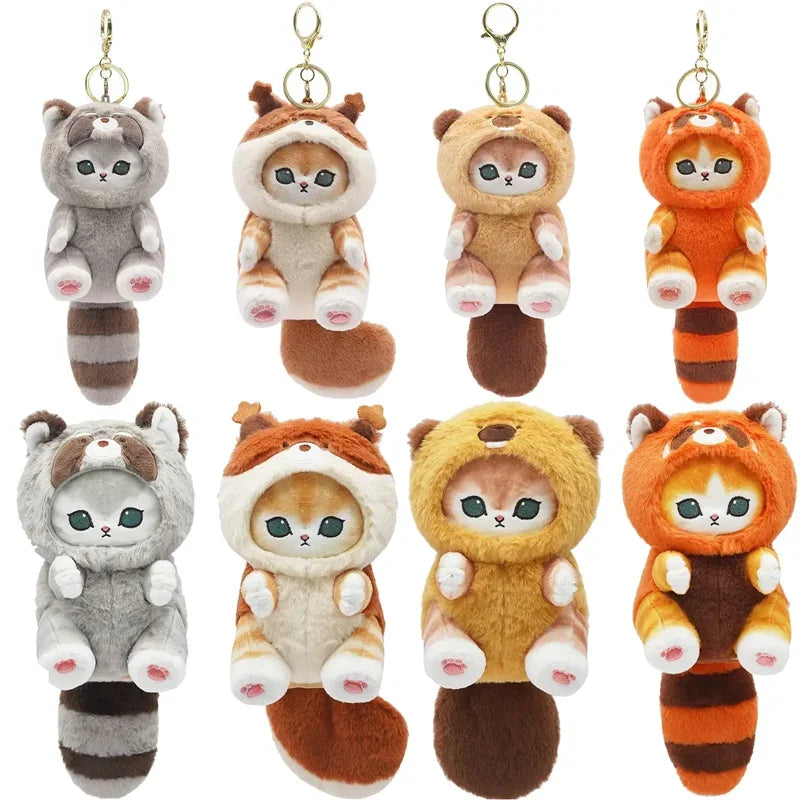 Kawaii Keychain Mofusand Shark Cat