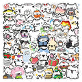 90pcs Kawaii Cat Meme Sticker Pack