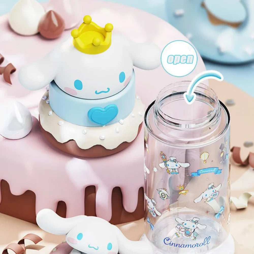 500ml Kawaii Sanrio Transparent Cup