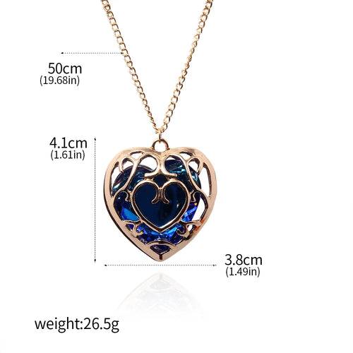 Zelda Heart Container Necklace & Keychain