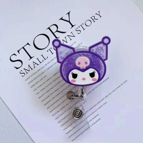 Kawaii Sanrio Retractable Badge Reel