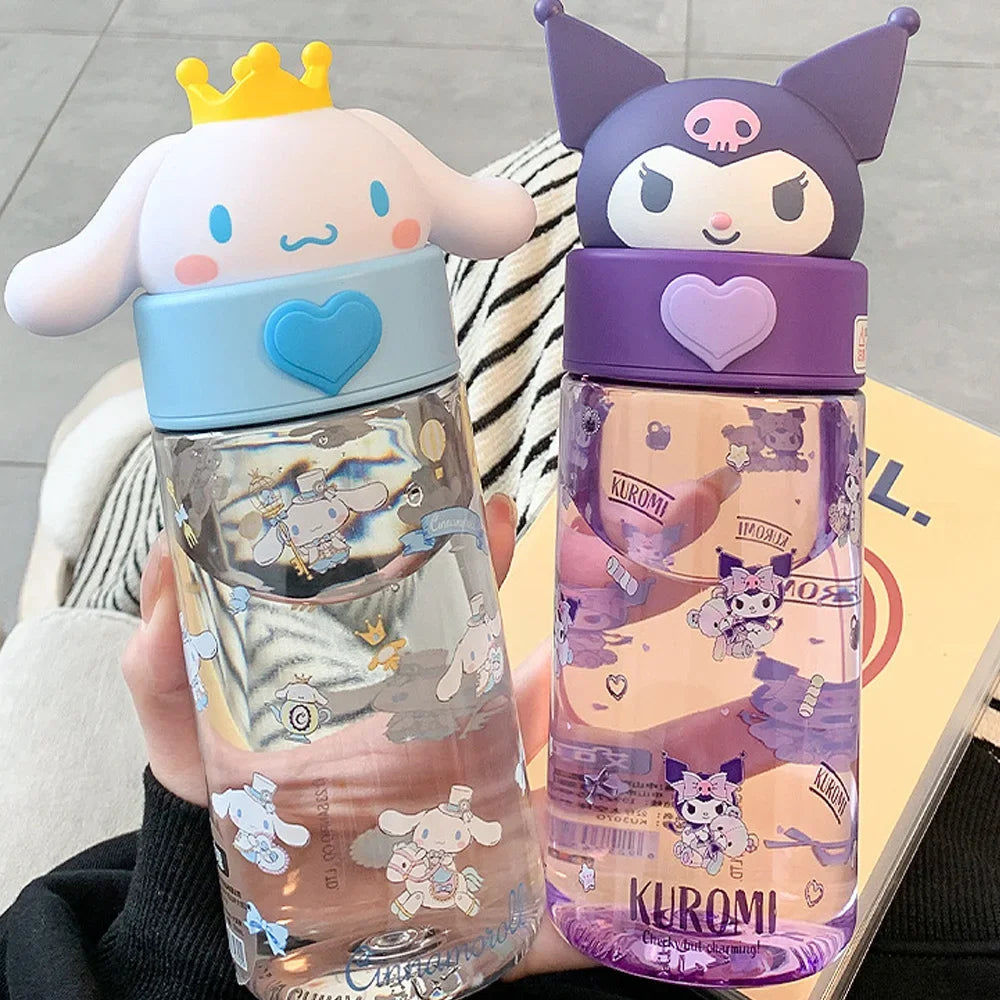 500ml Kawaii Sanrio Transparent Cup
