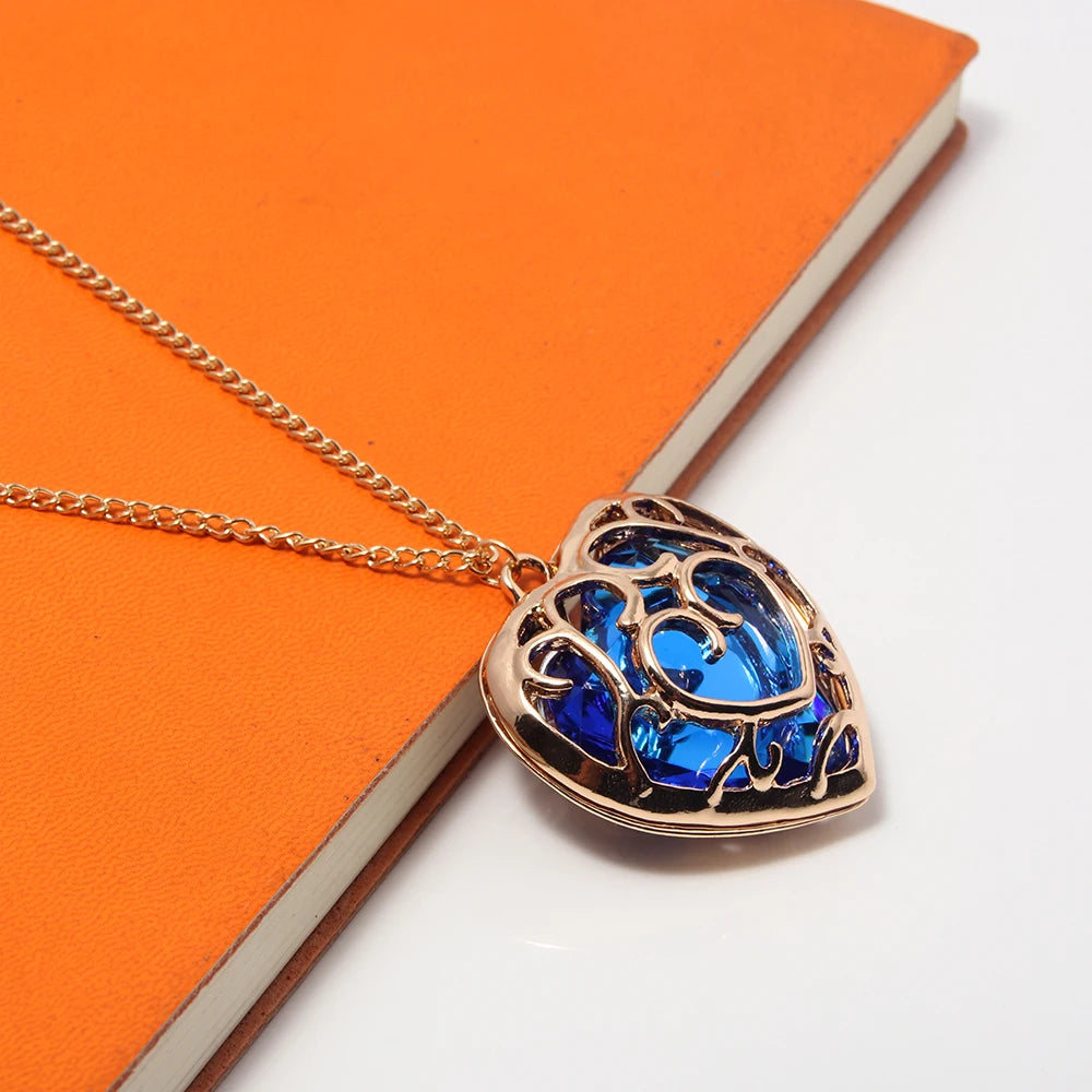 Zelda Heart Container Necklace & Keychain