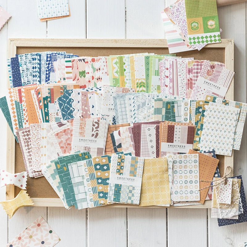 50 Pcs Kawaii Paper Card DIY Pack