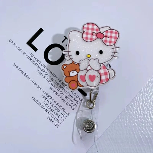 Kawaii Sanrio Retractable Badge Reel