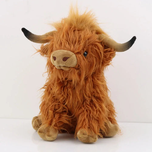 Highland Cow Plush Stuffed Animal 25cm