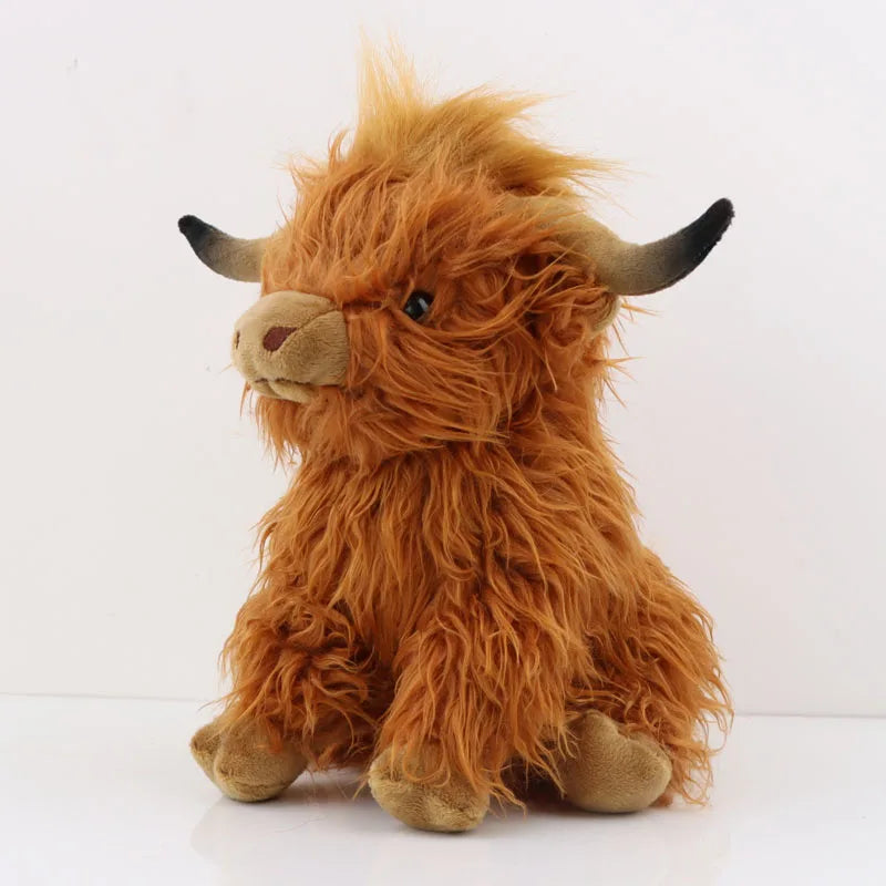 Highland Cow Plush Stuffed Animal 25cm